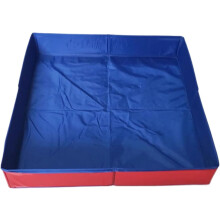 (Red, -) Conjunto de 2 caixas organizadoras para brinquedos com alças, em PVC, ideais para guardar bonecas de pelúcia.