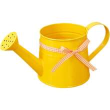 (Yellow, -) Stropitoare mică din metal vintage de 1 litru, unealtă decorativă de grădină pentru plante de interior