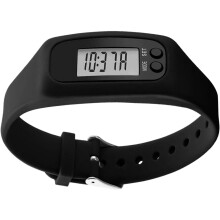 (Black, -) Schrittzähler, Pedometer Uhr, Tragbar LCD, Keine App, Für Gehen Kalorien, Fitness Monitor
