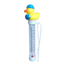 (duck, -) Thermomètre flottant piscine avec corde canard, facile à lire, pour bassin extérieur