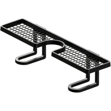 (Black, -) Étagère salle bain au-dessus du robinet 50x10x11cm, sans perçage, rangeur