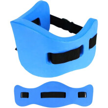 (Blue, -) Ceinture flottante natation, ajustable, support aquatique, entraînement piscine