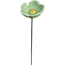 (Green, -) Bienen Tränke, Keramik, Blumen Design, Schmetterling Wasser Feeder, Garten Hof Deko