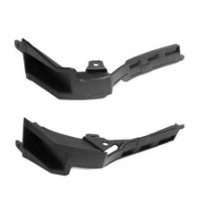 1Pair Car Rear Bumper Curved Bracket Cover A2058852923 A2058853023 for - C Class W205 2015-2021 Bracket Base