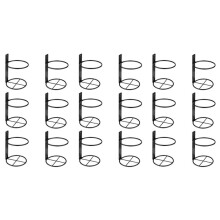 Wine Wall Holder, 18 Pack Wall Mounted Wine Rack, Metal Wine Bottle Display Holder
