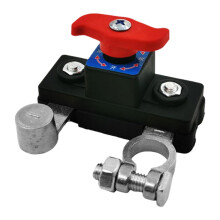 (Bright silver, -) Accu Uitschakelaar 12V 24V - Stroomschakelaar voor Auto en Boot
