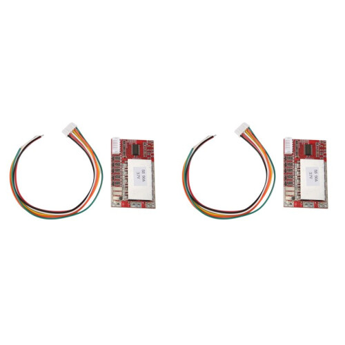 2X 5S 50A BMS Board 3.7V Lithium Battery Protection Board with Balance