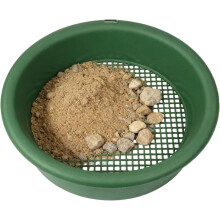 (round-green, -) Stackable Classifier Gold Prospecting Pan, Soil Sifter Precise Gold Mesh Pan