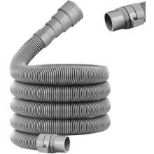 (6m, -) Tubo de extensión de agua residual para caravana, manguera plegable