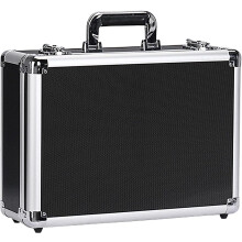 (Black, -) Portable Aluminium Alloy Tool Case, 25.5x16.5x9.5cm Carry Storage Box
