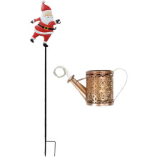(Lantern style, -) Lumière bouilloire Père Noël solaire, projection flocons, IP65