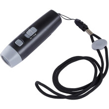 (Black, -) Sähköinen pilli 3 korkealla äänenvoimakkuudella, säädettävä ABS 100-125dB tuomareille