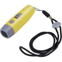 (Yellow, -) Sähköinen pilli 3 korkealla äänenvoimakkuudella, säädettävä ABS 100-125dB tuomareille