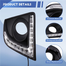 Car LED Daytime Running Light Fog Light DRL Lamp Turn Signal Light for Altis 2014 2015 2016