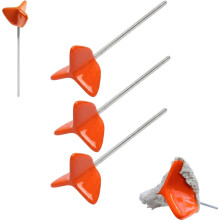 (Orange-3pcs, -) Mélangeur perceuse silicone, non-adhérent, pour peinture, résine