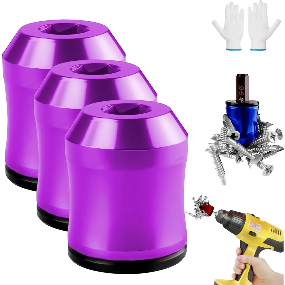 (5Pcs Green, -) Magnetizer And Demagnetizer Tool, Magnetic Ring For Screwdrivers 5437706363798