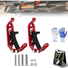 (Red, 2 Pieces) Zware Shovel Mount Kit - Quick Release Tool Clamps voor SUV