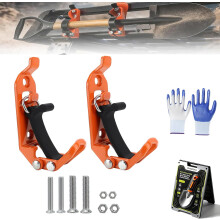 (Orange, 2 Pieces) Zware Shovel Mount Kit - Quick Release Tool Clamps voor SUV