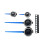 Dashboard Speedometer Needle Pointer Set for      Sagitar Magotan CC Touan 1