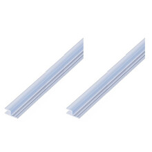 2pcs 5M H Shape Rubber Glass Seal Strip 6mm Silicone Bathroom Shower Screen Seal Strip Window Rubber Sealer Weatherstrip