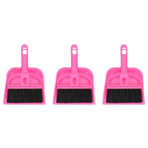 3X  Car Keyboard Cleaning Whisk Broom Dustpan Set