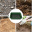 (Square-Green, -) Stackable Classifier Gold Prospecting Pan, Soil Sifter Precise Gold Mesh Pan 7