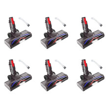 6X for V15 V8 V7 V10 V11 Vacuums Cleaners, Hardwood Floor Attachment, Soft Roller Brush with LED Light
