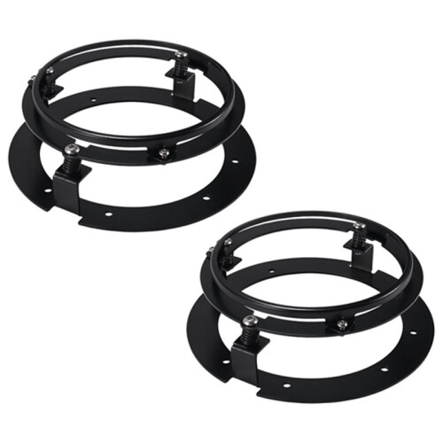 5.75 Inch Black Car Motorcycles Headlight Bracket Kit Suitable for  Touring Softail  Headlight Adapter (2Pcs)
