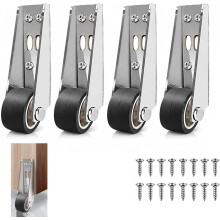 (4PCS, -) Vertikale Laufrollen, Schwerlast, Schiebetür, Unten, 6 Stück, Für Schränke
