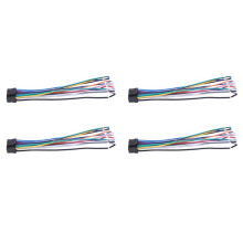 4X Car Cd Radio Audio Stereo Connettore Cablaggio Cavo Connettore Standard per  9887