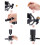 2X Microphone Shock Mount with Microphone Filter Windscreen Suspension Shock Mount Holder Clip 1