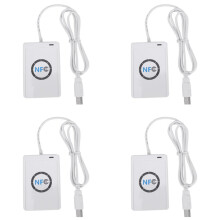 4X USB NFC-Kaartlezer Schrijver ACR122U-A9 China Contactloze RFID-Kaartlezer Windows Draadloze NFC-Lezer