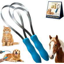(2PC, -) Dubbelzijdig Onthaardingsmes - RVS Borstel voor Katten en Honden