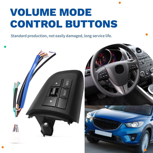 Multi-Function Steering Wheel  Control Buttons for  3 5 CX-5 CX-7 Car Volume Mode 2