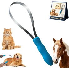 (Single Loop, -) Dubbelzijdig Onthaardingsmes - RVS Borstel voor Katten en Honden