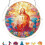 (Multicolor-16, 9in) Μαξιλαροθήκη, Ενήλικες 1