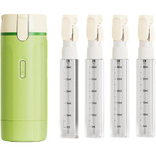 (Green, -) 4 in 1 Travel Dispenser Bottle, 30ml Portable Leak Proof Toiletry Containers