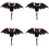 (Black#4pcs, -) Ξύλινη Πόρτα, DIY 1