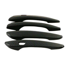 4 Stuks Koolstofvezel Auto Exterieur Zijdeur Handvat Frame Cover Trim voor  CX-30 CX30 2020 2021 2022