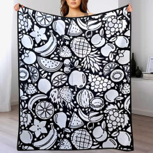 (Black_g, -) Manta para colorear DIY con rotuladores, 12 colores