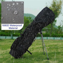 2X Golfväska Regnskydd Huva Universal Regnkappa för Golfväskor med Tryckknapp, Vattentät Dammtät Klubbskydd