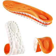 (Orange, 275mm) Wkładki do butów golfowych z pianki memory 4D, wsparcie łuku stopy, łagodzące zapalenie rozcięgna podeszwowego