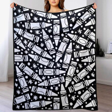 (Black_e, -) Manta para colorear DIY con rotuladores, 12 colores