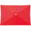 (Red, -) Toldo de repuesto para sombrilla de 10x6.5 pies, rectangular 1