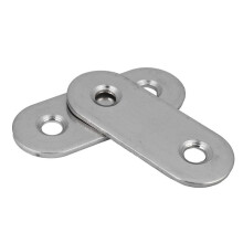 Flat Mending Plates Repair Fixing Joining Brackets 40x15mm 30pcs