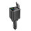 7-In-1 Retractable Car Charger with Digital Voltmeter USB+PD Port Fast Charging Cable 2 Type C 1