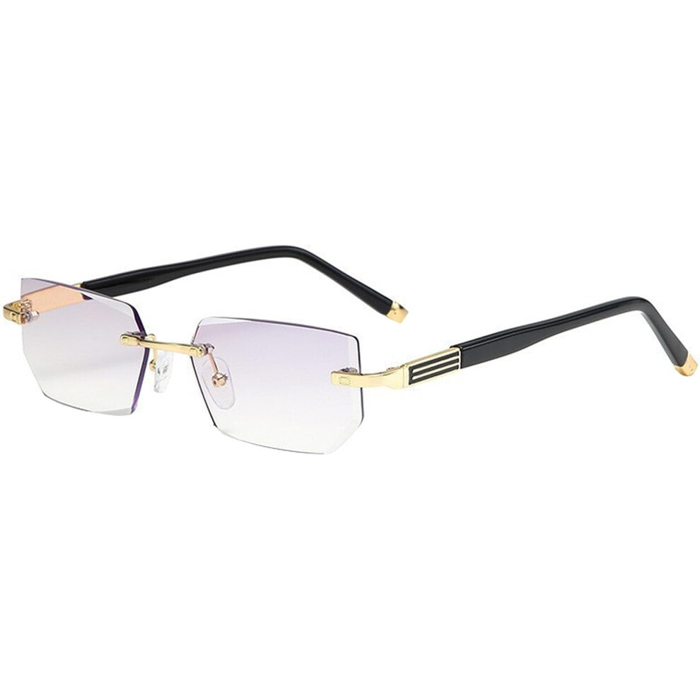 Oimg (Clear#+150, -) Intelligent Dual Focus Glasses, Far And Near Vision Reading Glasses
