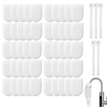 (White#50Pcs, -) Sachets filtre robinet, coton, 10 pièces, eau