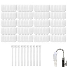 (White#100Pcs, -) Sachets filtre robinet, coton, 10 pièces, eau