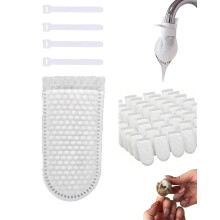 (White#40Pcs, -) Sachets filtre robinet, coton, 10 pièces, eau